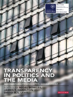 cover image of Transparency in Politics and the Media